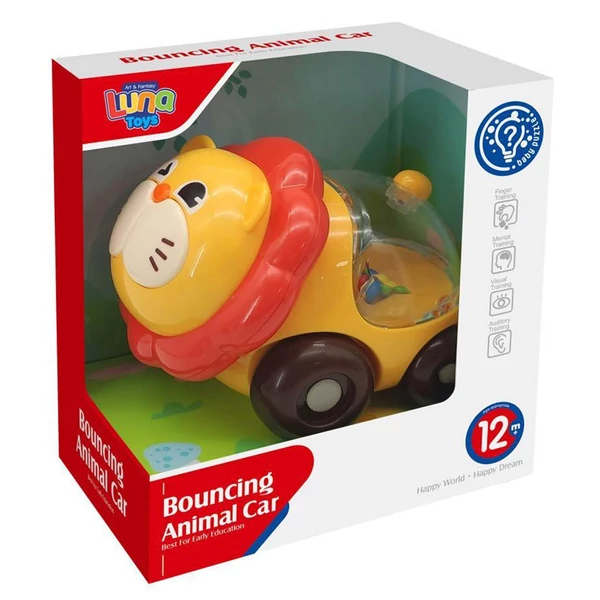 Guruló oroszlán autó