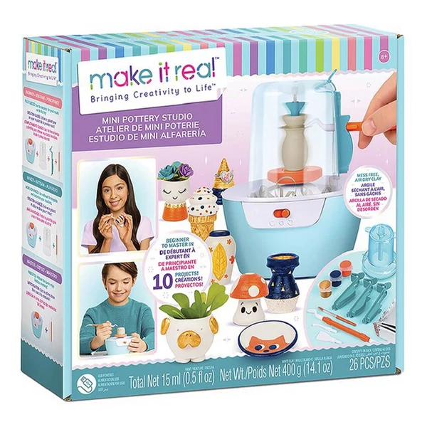 Make It Real: Mini agyagozó korong játékszett