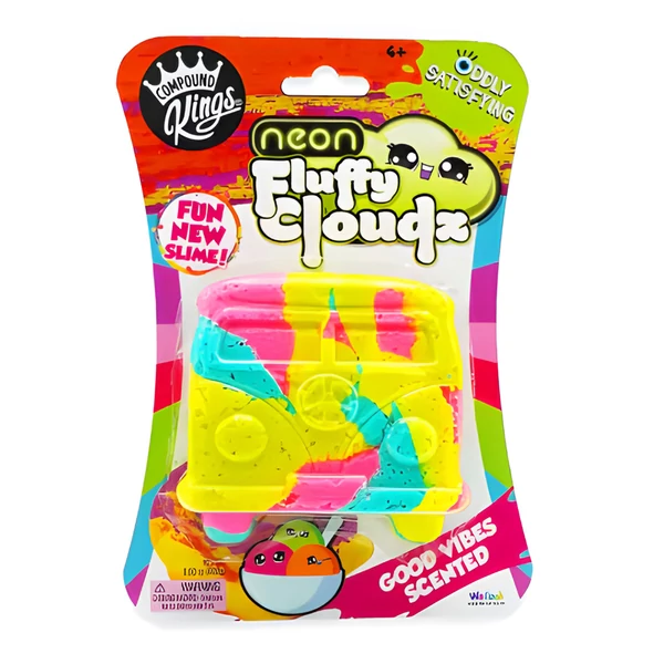 Compound Kings: Neon Fluffy Cloudz illatos Lovebug Slime