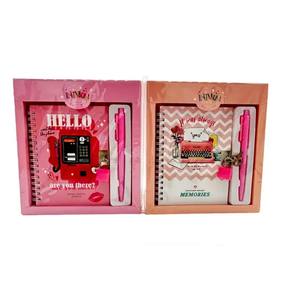 Emlékkönyv lakattal és tollal 31102