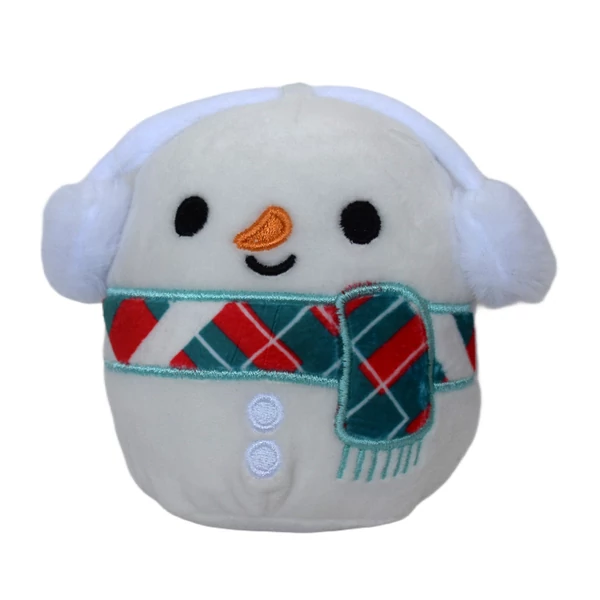 Pihe-puha hóember plüss kulcstartó 12cm