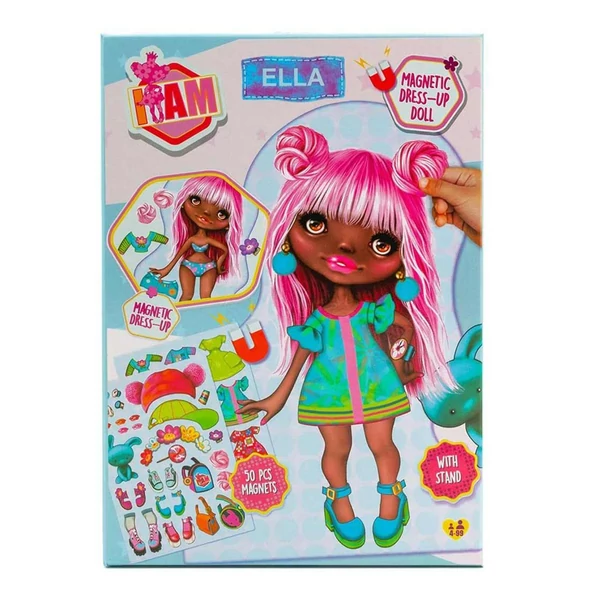 Canenco: I Am mágneses öltöztethető baba - Ella