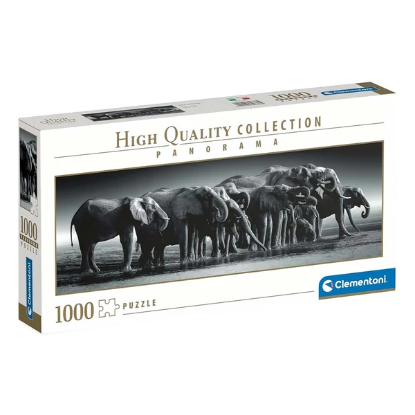 Elefántcsorda HQC 1000db-os Panoráma puzzle - Clementoni