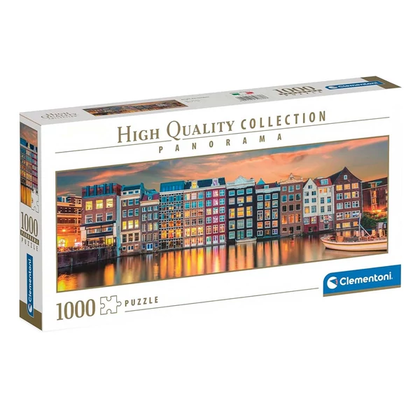 Színes Amszterdam HQC 1000db-os Panoráma puzzle - Clementoni