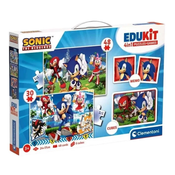 Edukit: Sonic 4 az 1-ben játékgyűjtemény - Clementoni