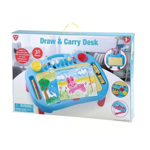 Playgo: Hordozható rajz- és festő szett