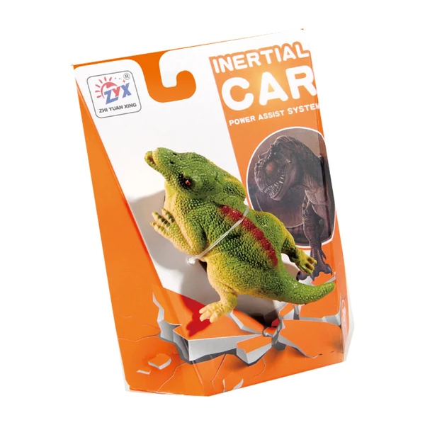 Játék dínós autó két különböző színben 10cm BZ1284
