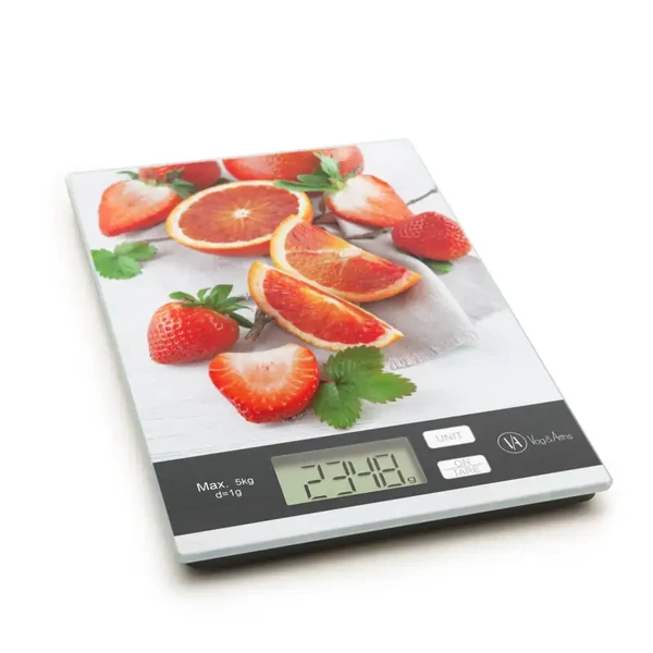 Digitális konyhai mérleg gyümölcs mintával 5kg 57268F