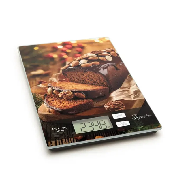 Digitális konyhai mérleg sütemény mintával 5kg 57268C