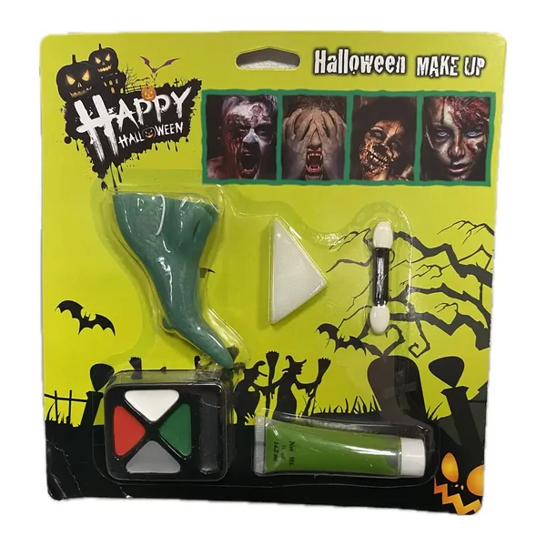Farsangi boszorkány orr és smink szett 7560