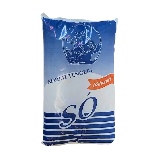 Adriai tengeri jódozott só 20x1kg - csak egyedi szállítással vagy személyes átvétellel