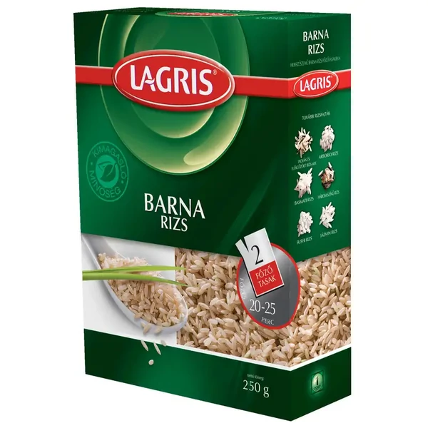Lagris barna rizs főzőtasakban 2x125 g