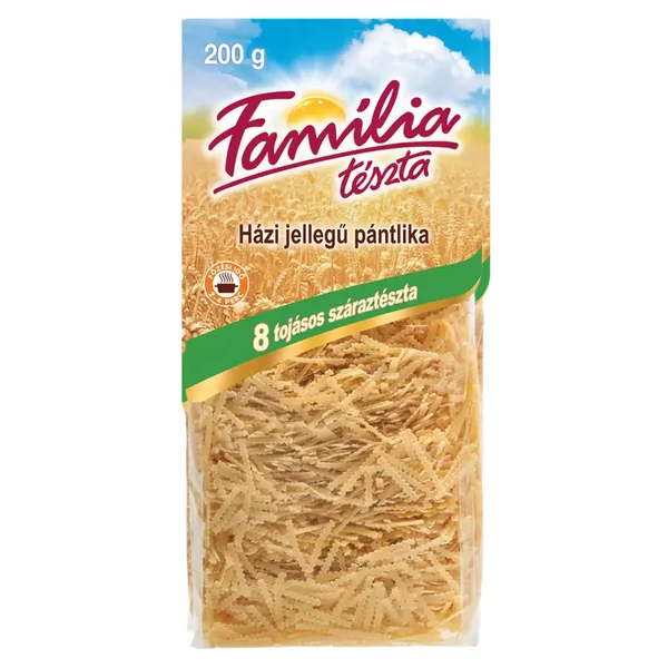 Família 8 tojásos pántlika tészta 200g