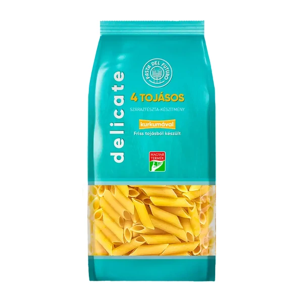 Delicate 4 tojásos penne tészta kurkumával 250g
