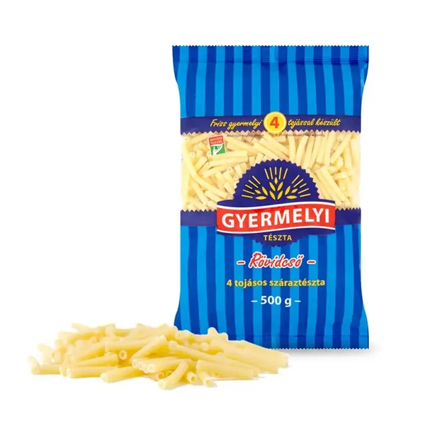 Gyermelyi 4 tojásos rövidcső 500g