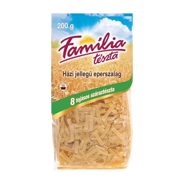 Família 8 tojásos eperszalag tészta 200g