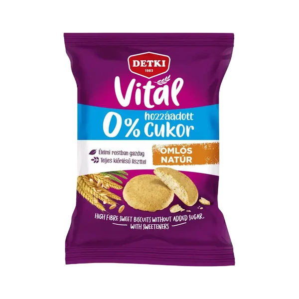 Detki cukormentes omlós keksz 180g