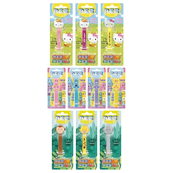 Pez adagoló 2*8,5g cukor többféle