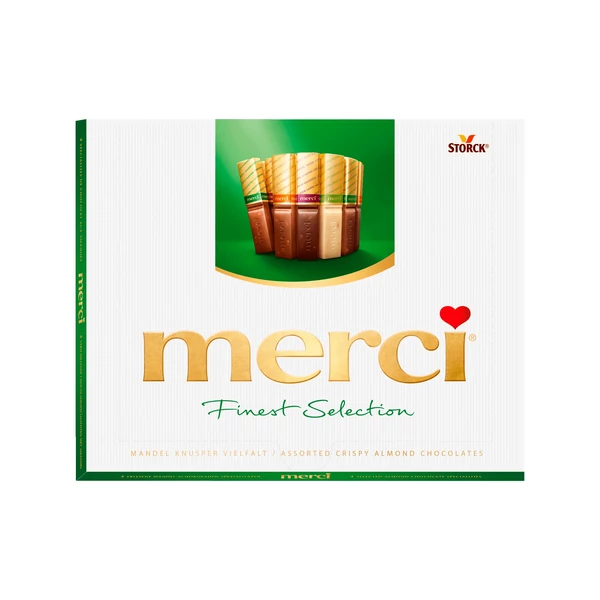 Merci Finest Selection 4 mandulás csokoládékülönlegesség 250 g