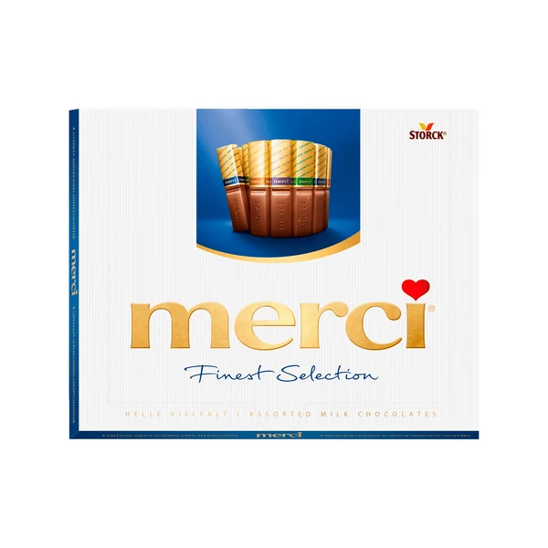 Merci Finest Selection 4 tejcsokoládé-különlegesség 250 g