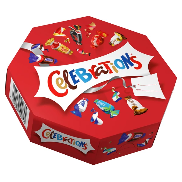 Celebrations vegyes töltött és kekszes tejcsokoládé 196 g