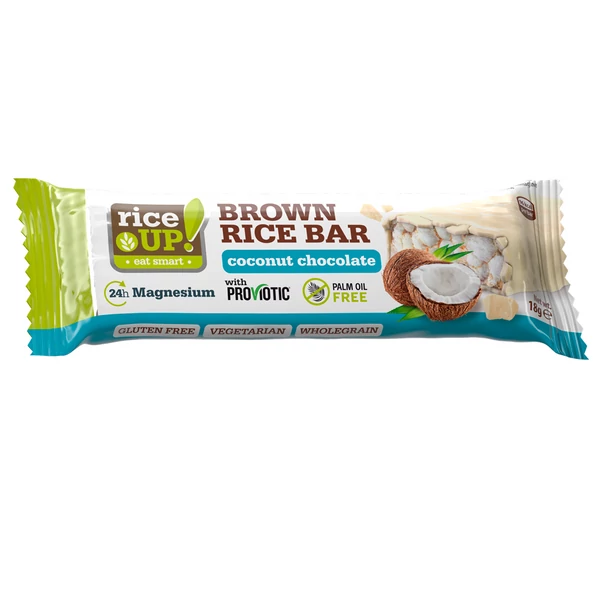 Rice Up szelet kókuszos csokoládé ízű 18 g