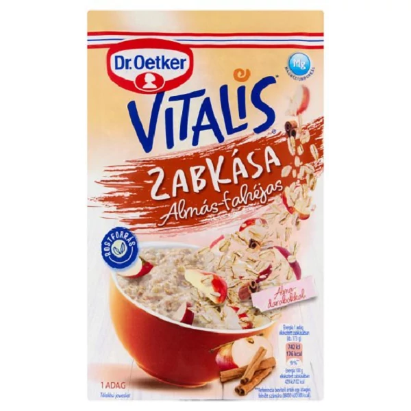 Dr. Oetker vitalis zabkása alma-fahéj 48g