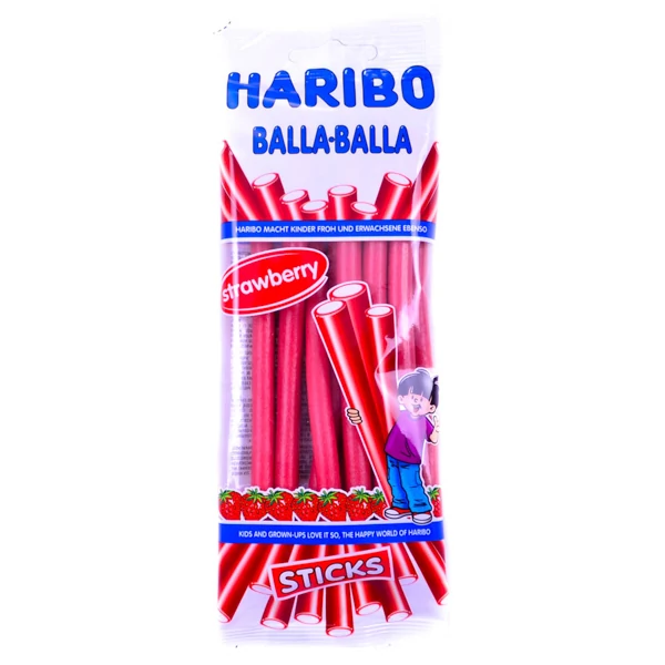 Haribo balla eper stick 80g