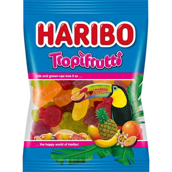 Haribo trópusi tropifrutti gumicukor 100g