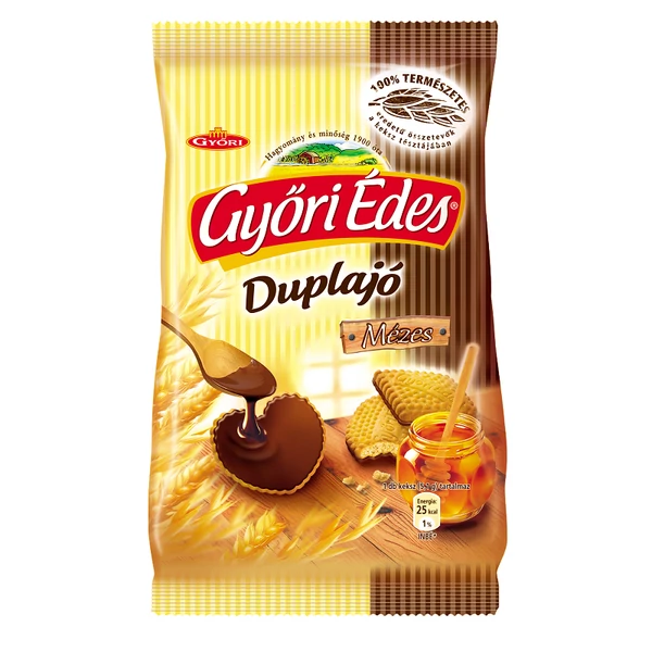 Győri édes mézes duplajó keksz 150g