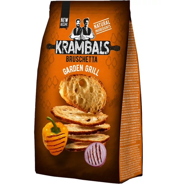 Krambals Bruschetta – Garden Grill Grillezett zöldség ízű pirított kenyérszelet 70g