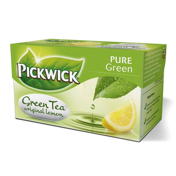 Pickwick citrom ízesítésű zöldtea 40g