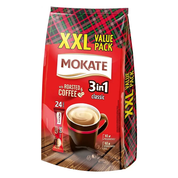 Mokate classic 3in1 kávéspecialitás 20x17g+4db