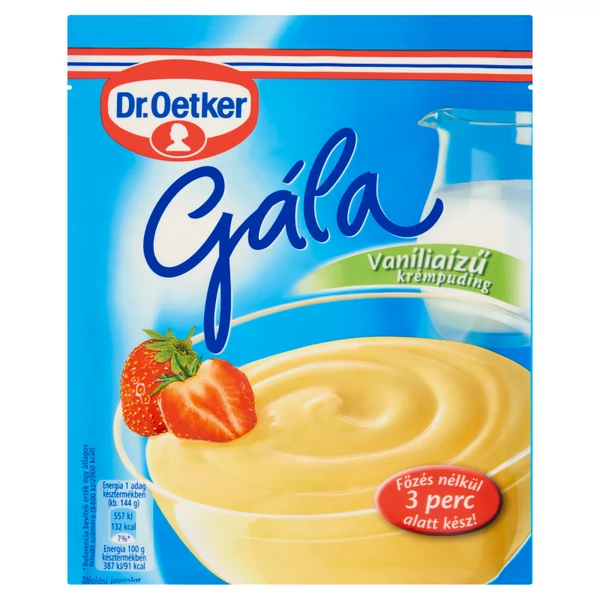 Dr. Oetker vanília ízű gála puding 78g