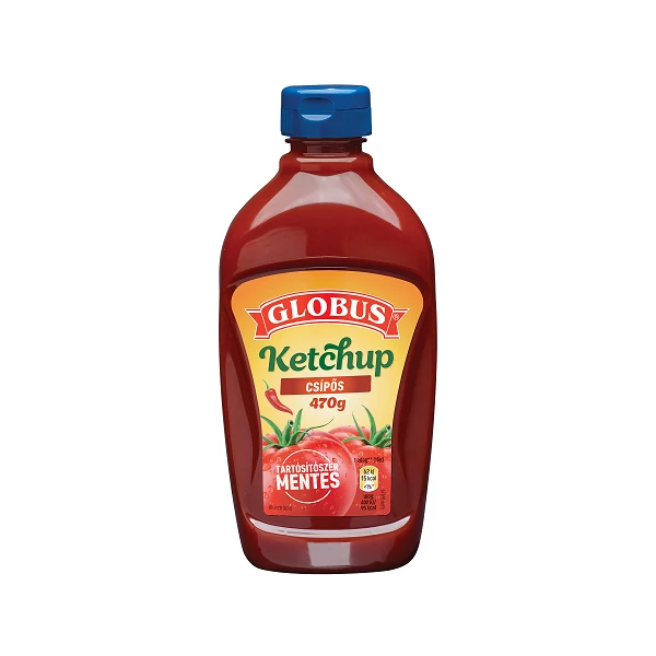 Globus csípős ketchup 470g