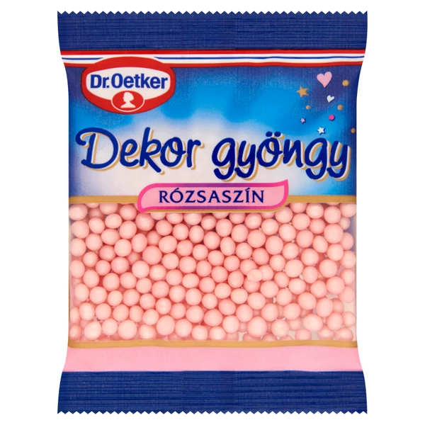 Dr. Oetker rózsaszín dekorgyöngy 30g