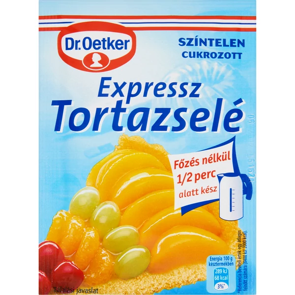 Dr. Oetker expressz színtelen tortazselé 50g