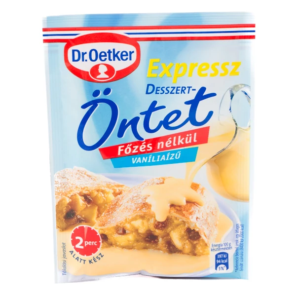 Dr. Oetker express vaníliás desszertöntet