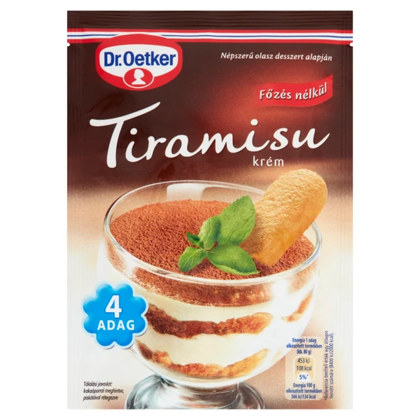 Dr. Oetker tiramisu krémpor 68g