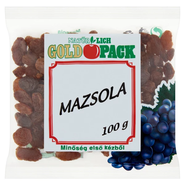 Goldpack mazsola 100g
