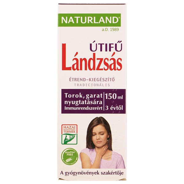 Naturland lándzsás útifű tradicionális folyékony étrend-kiegészítő készítmény 150 ml