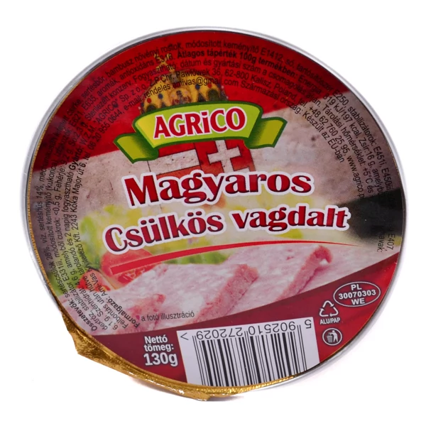 Agrico magyaros csülkös vagdalt 130g