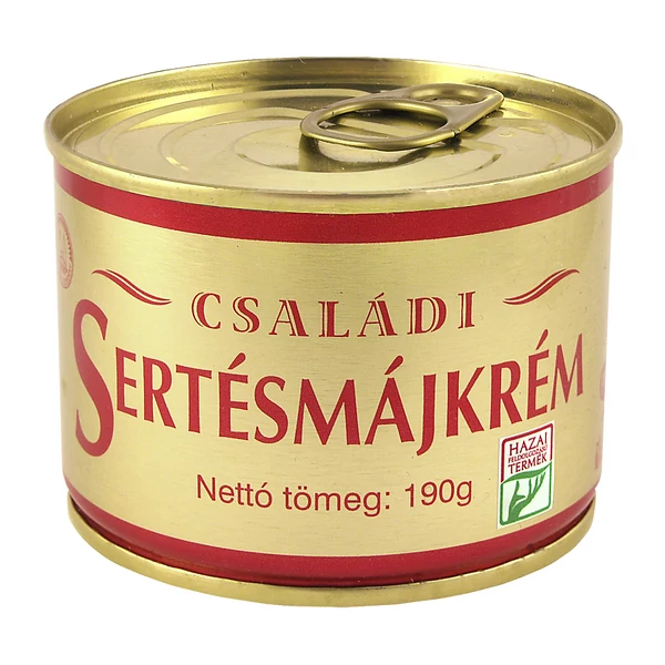 Családi sertésmájkrém 190 g tépős