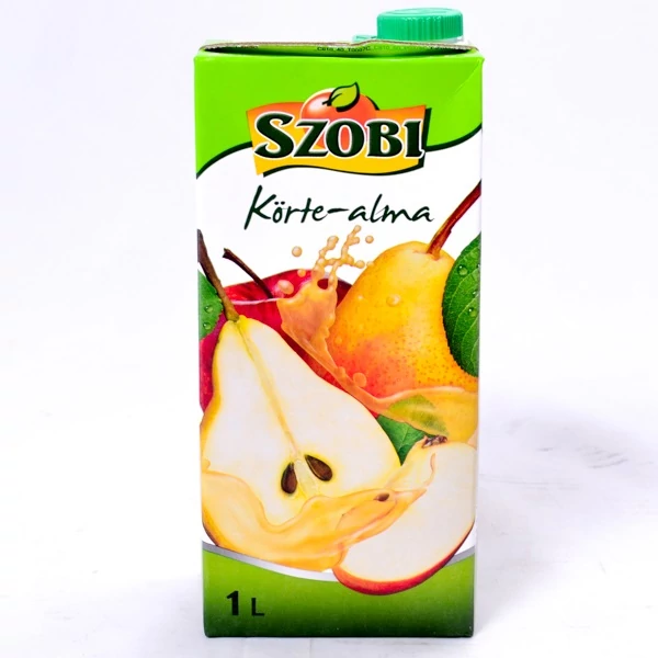 Szobi körte-alma üdítő 12% 1l - csak egyedi szállítással vagy személyes átvétellel