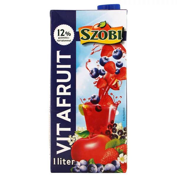 Szobi vitafruit üdítő 12% 1l - csak egyedi szállítással vagy személyes átvétellel