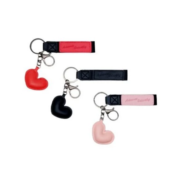 Lora kulcstartó műbőr szivecskés 880400