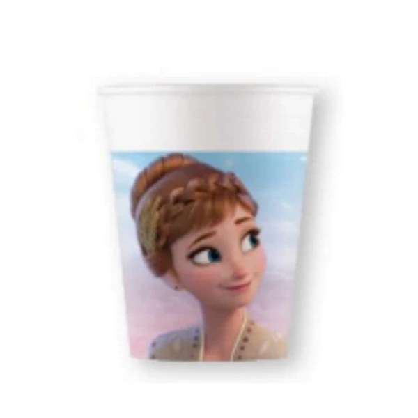 Party papírpohár 8db 2dl jégvarázsos mintával