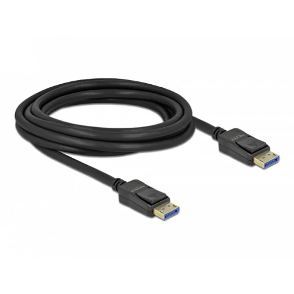 Delock DisplayPort kábel 10K 60 Hz 54 Gbps 3 m
