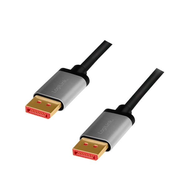 Logilink DisplayPort kábel, DP/M DP/M, 8K/60 Hz, alu, 3 m