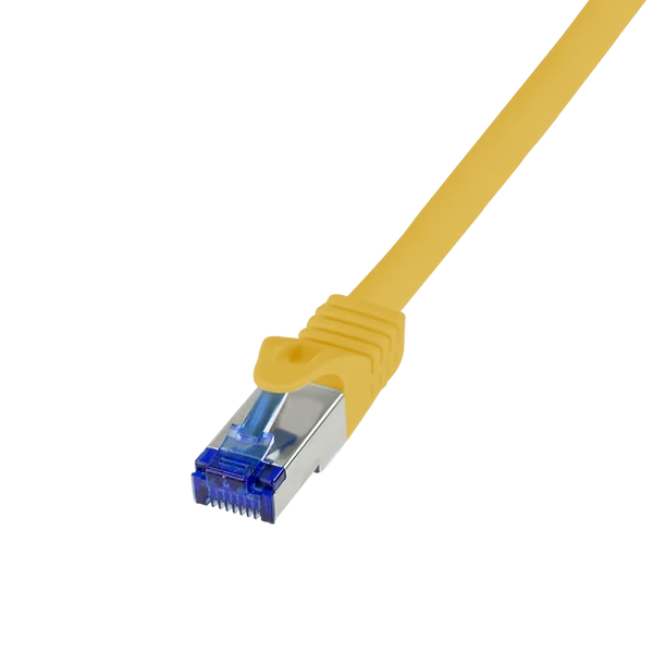 Logilink Patch kábel Ultraflex, Cat.6A, S/FTP, sárga, 10 m